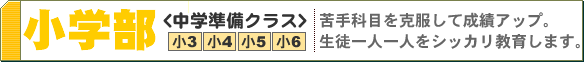小学部/中学準備クラス